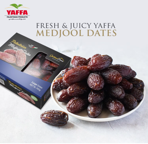 Yaffa's Golden Dome Medjool Dates: Verified And Sourced from Palestine, 900g