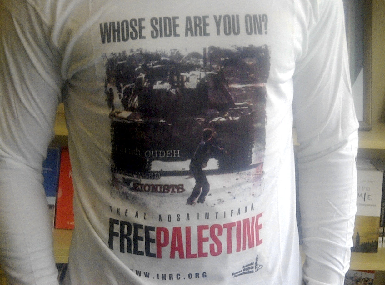 Whose Side Are You On? Free Palestine - Long Sleeve T-Shirt S
