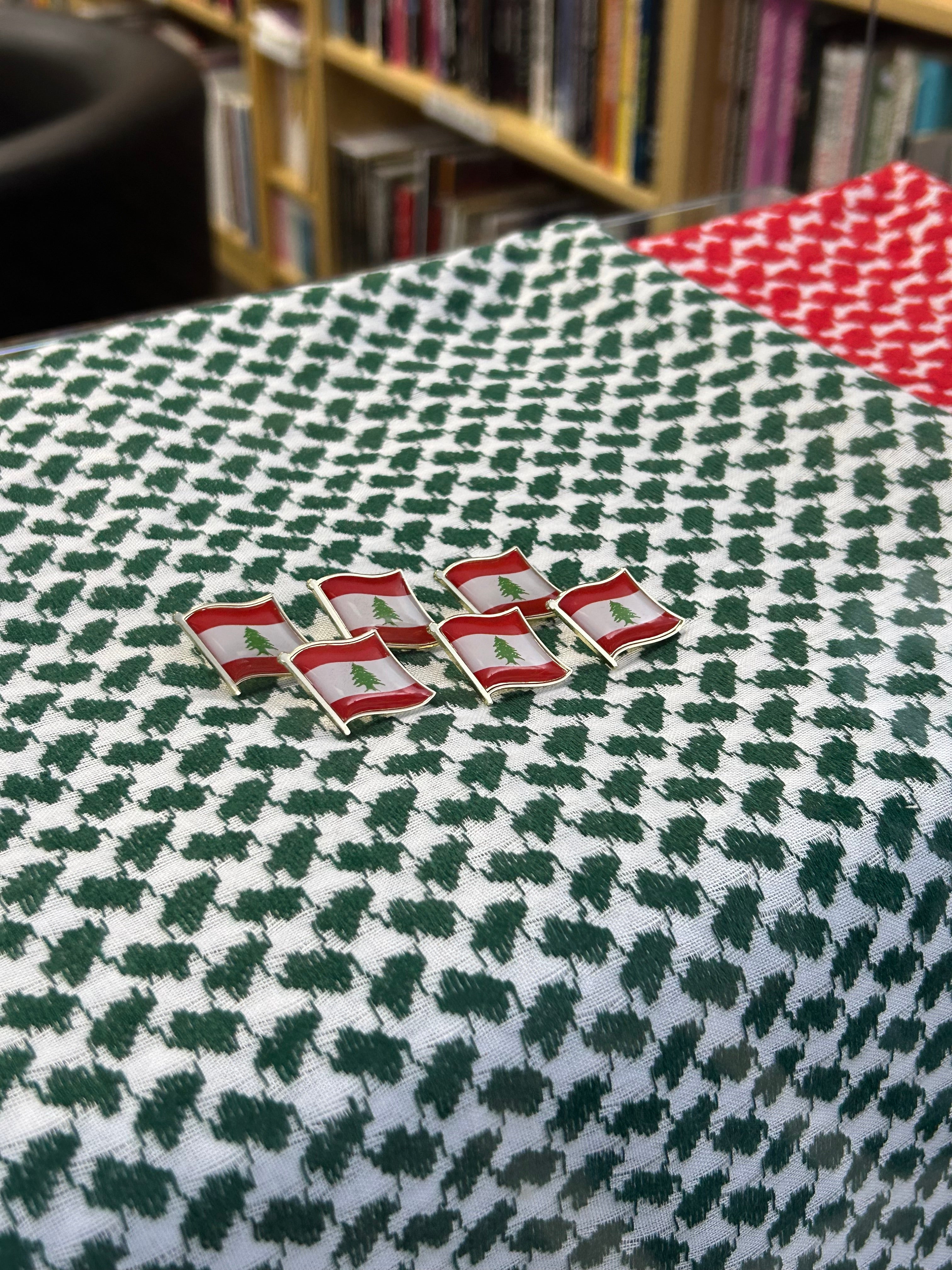 Lebanon Flag Badge Pin