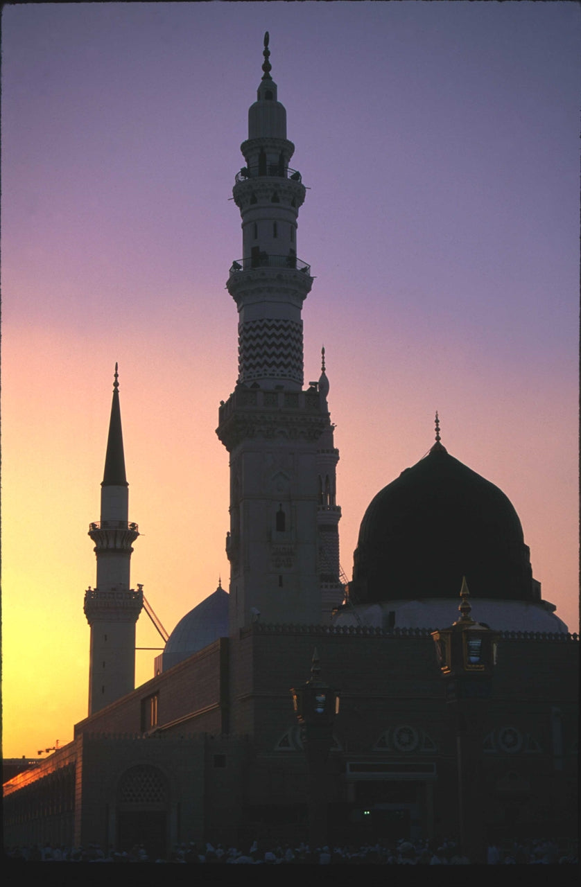 Sunset over Masjid un Nabi Photographic Print on Canvas - Muhsin Kilby