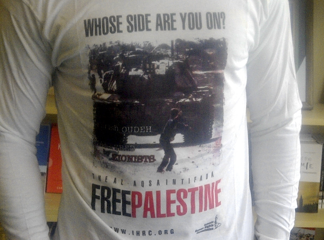 Whose Side Are You On? Free Palestine - Long Sleeve T-Shirt L