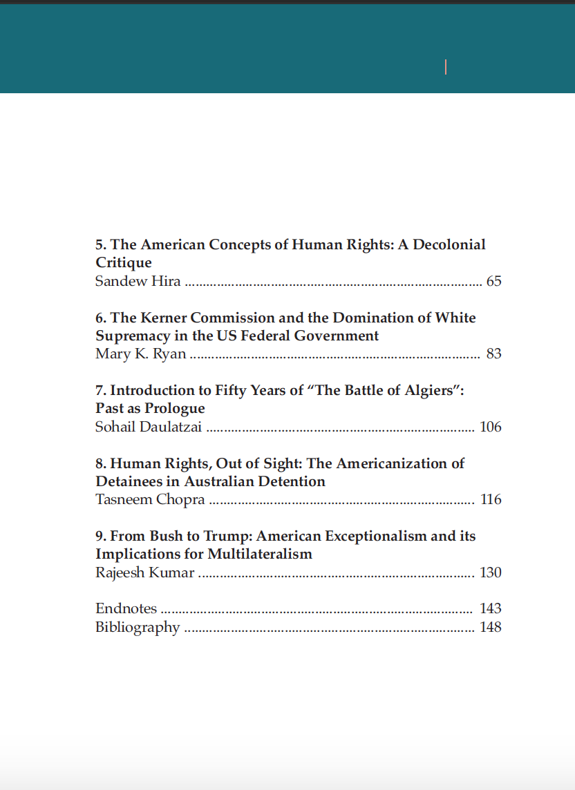 The New Colonialism: the American Model of Human Rights - Edited by  Arzu Merali & Faisal Bodi