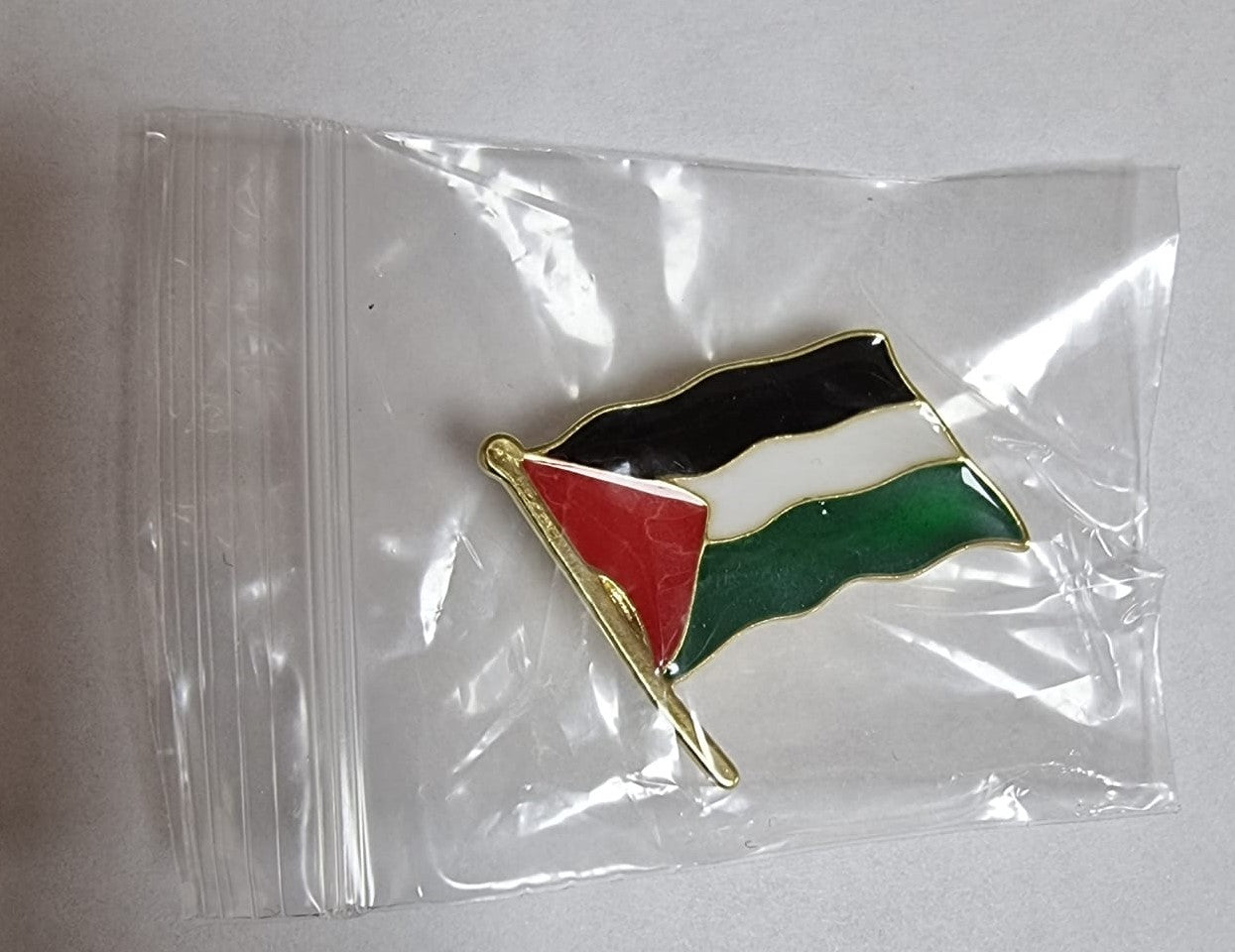 Palestine Flag Badge Pin