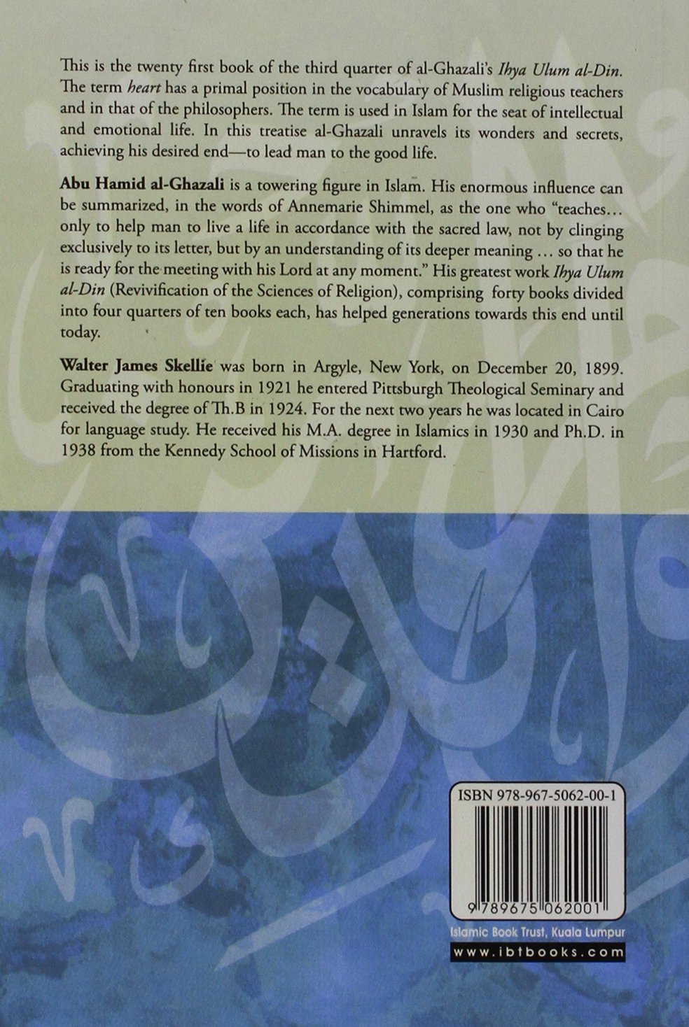 Wonders of the Heart - Al-Ghazali (Author), Walter James Skeille (Translator)